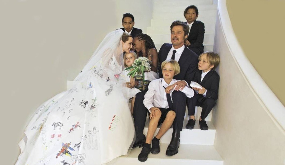 Brad Pitt and Angelina Jolie's wedding