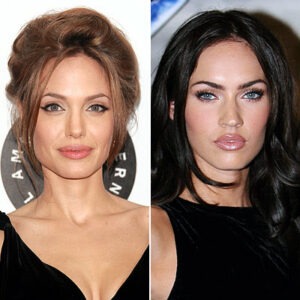 angelina jolie, megan fox