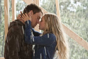 romantic kiss in movie dear john