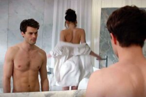 showering scene from movie fifty shades of grey