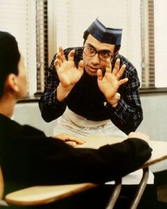 Edward James Olmos in Stand and Deliver movie