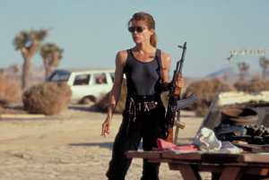 sarah connor from movie terminator 2