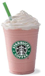 Starbucks, Strawberries & Crème Frappuccino