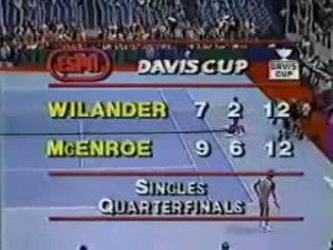 McEnroe vs Wilander
