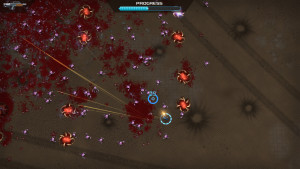 screenshot from the game crimsonland