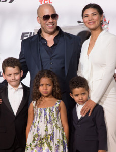 Vin Diesel and his Family