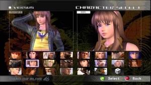 character select, Dead or Alive 4