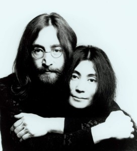 the peace couple, John Lennon and Yoko Ono