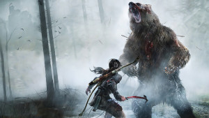 Rise of the Tomb Raider, screenshot, bear