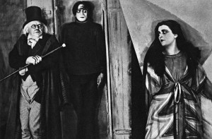 first horror movie, The Cabinet of Dr. Caligari