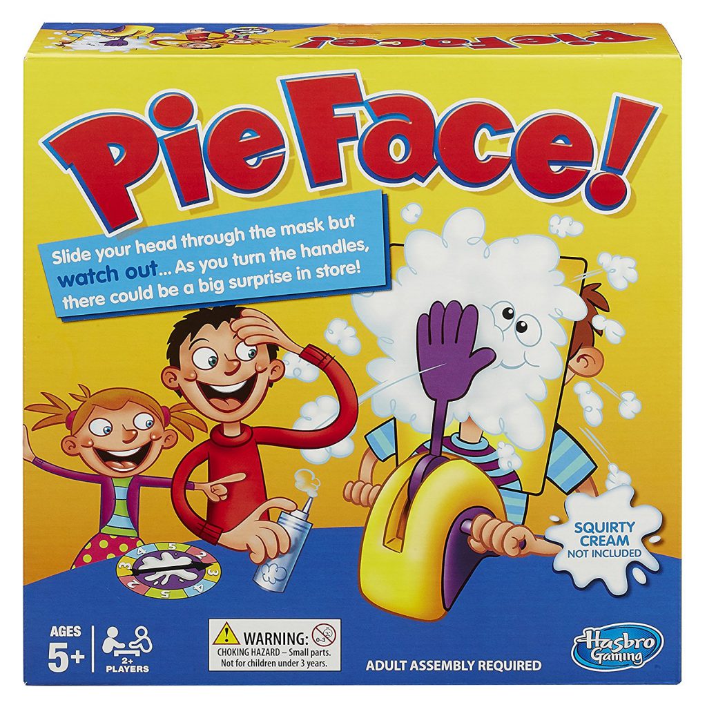 pie face game Christmas gifts for kids