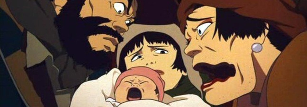 cover, tokyo godfathers