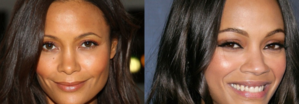 Thandie Newton and Zoe Saldana