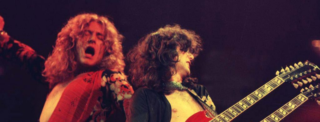 Led Zeppelin with Jimmy Page and Robert Plant